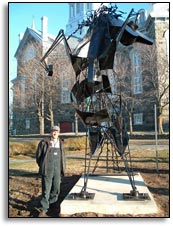 Michael Bergstaller, sculpteur de luvre monumentale du Cheval noir de Trois-Pistoles, rcipiendaire du Prix amnagement 2008.