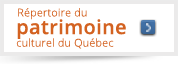 Bouton cliquable menant au répertoire du patrimoine culturel du Québec.